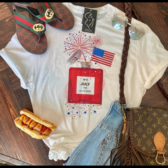 by Jodi Pedri Tops - Sparks Fly T-Shirt By Jodi Pedri